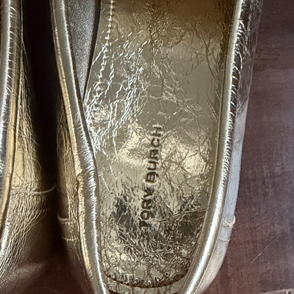 Tory Burch Gold Women's Loafers | 9.5 - Picture 4 of 6